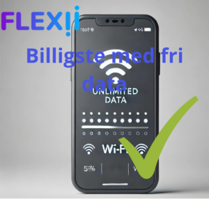 billigste mobilabonnement med fri data