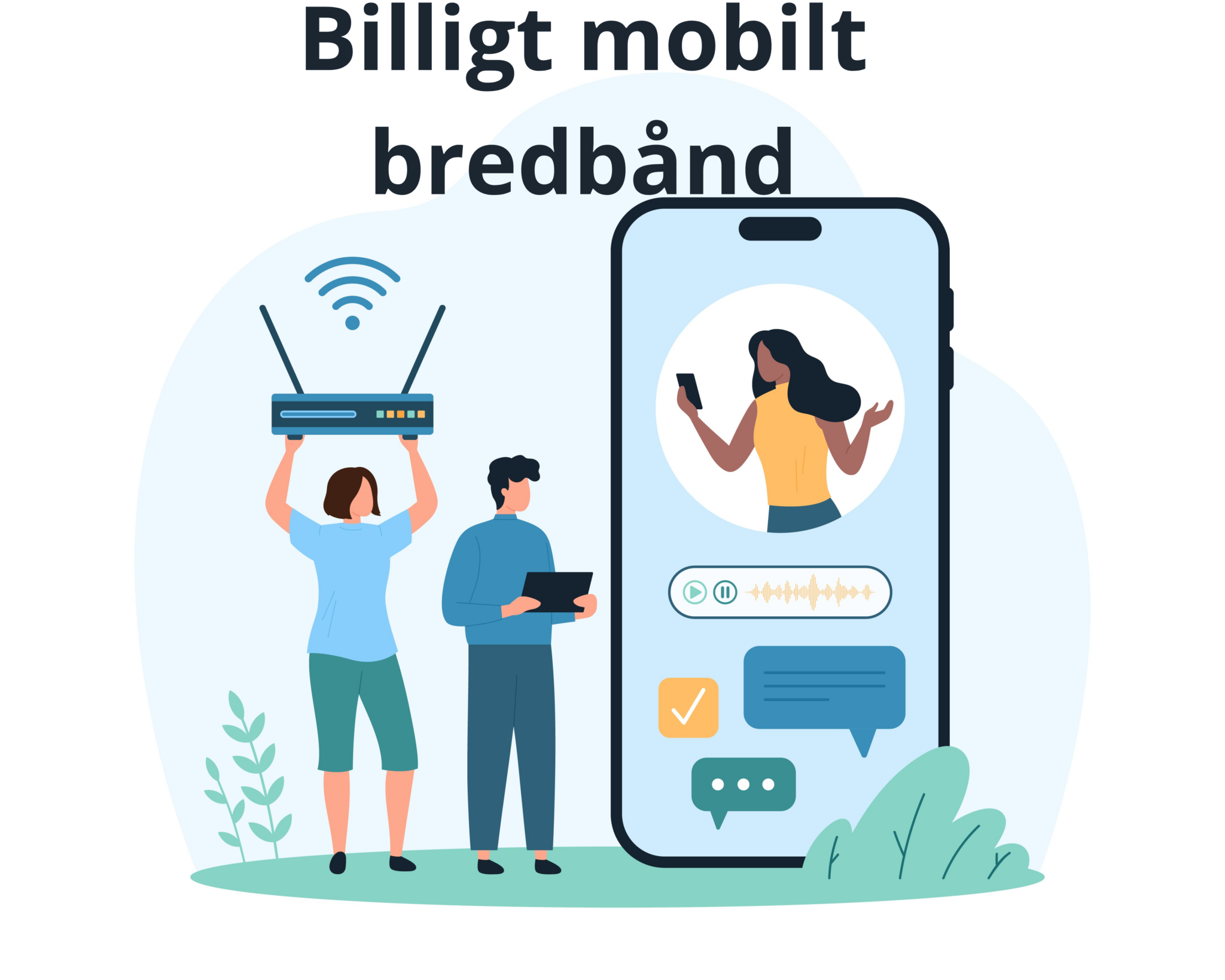 Billigt mobilt bredbånd | Find de bedste priser her → Top 7 billigste